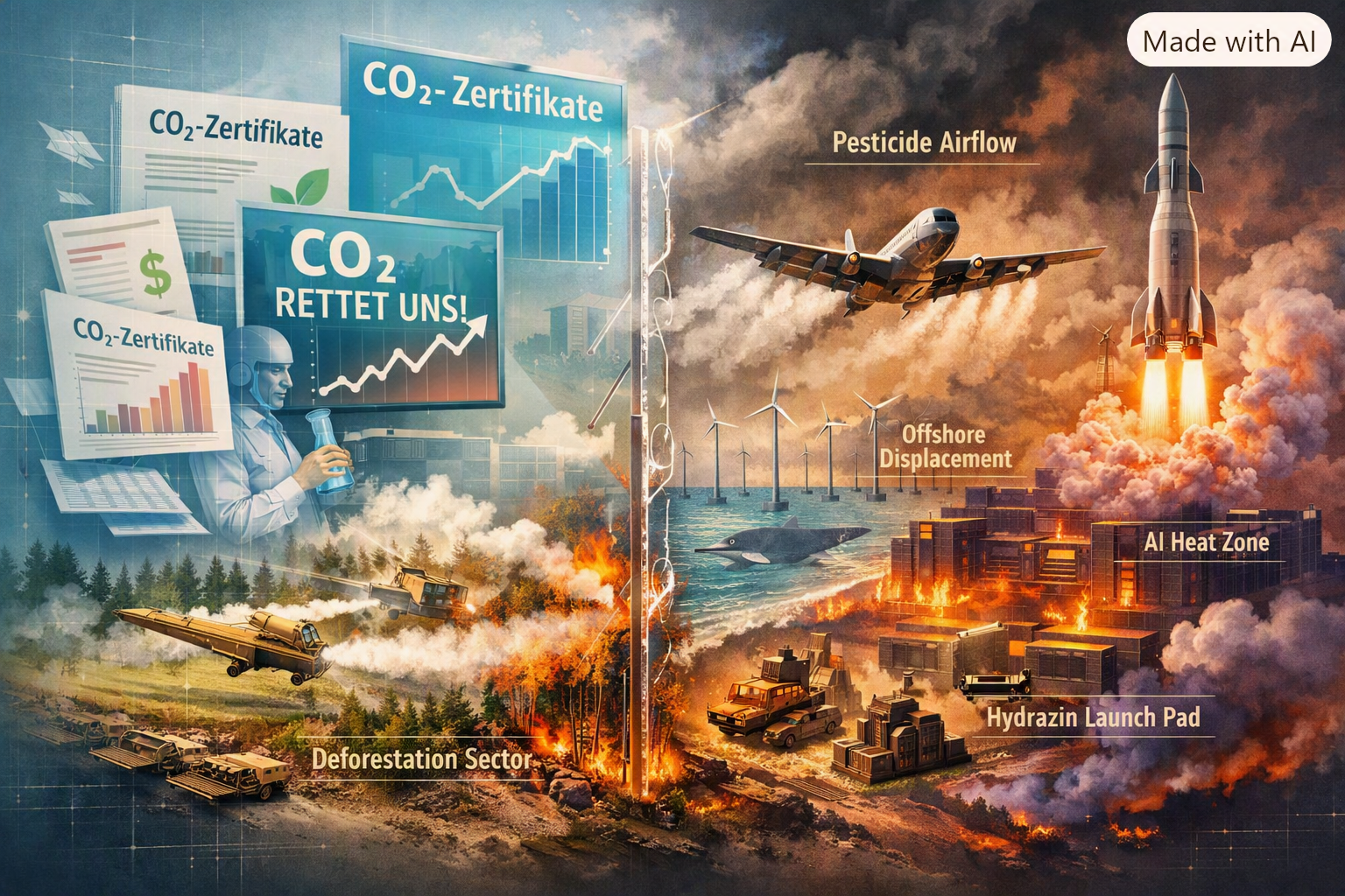 Billionen an den Börsen, Zerstörung im Boden